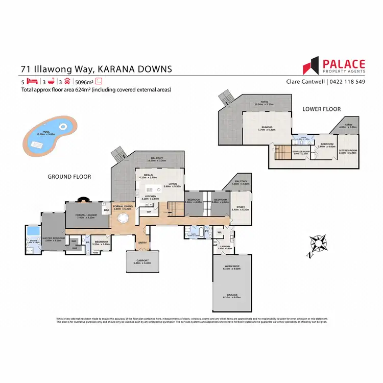 Floorplan of Homely house listing, 71 Illawong Way, Karana Downs QLD 4306