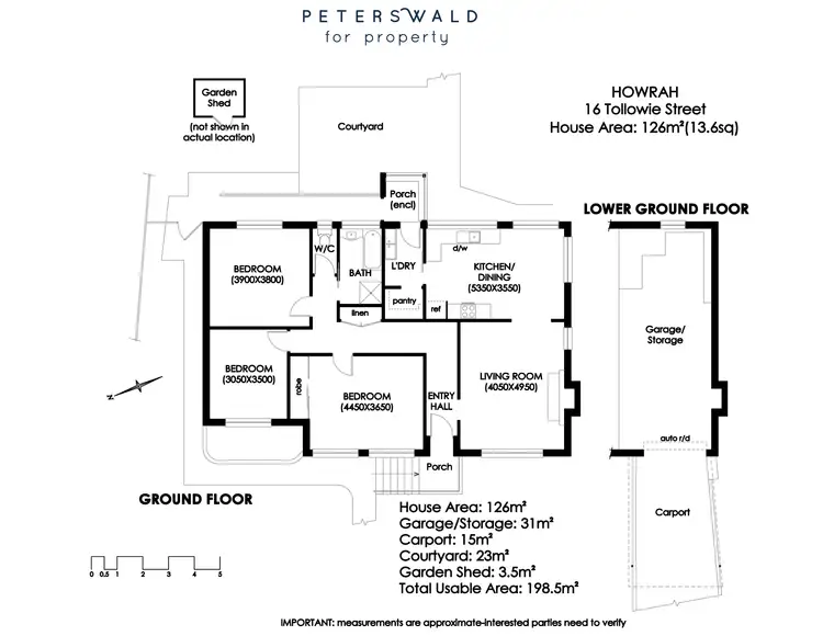 Floorplan of Homely house listing, 16 Tollowie Street, Howrah TAS 7018