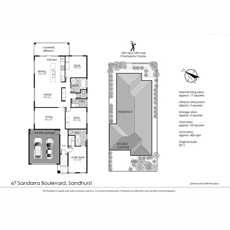 Floorplan of Homely house listing, 67 Sandarra Boulevard, Sandhurst VIC 3977