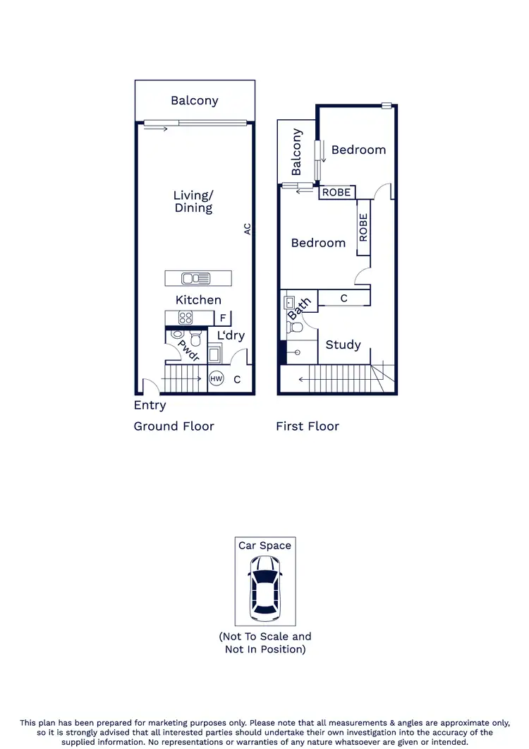 Floorplan of Homely apartment listing, 5/42A Byron Street, Footscray VIC 3011