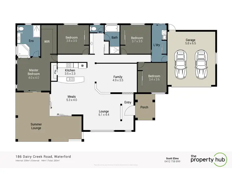 Floorplan of Homely house listing, 186 Dairy Creek Road, Waterford QLD 4133