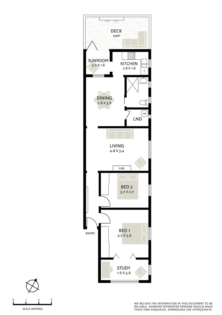 Floorplan of Homely apartment listing, 4/76 Lyons Road, Drummoyne NSW 2047