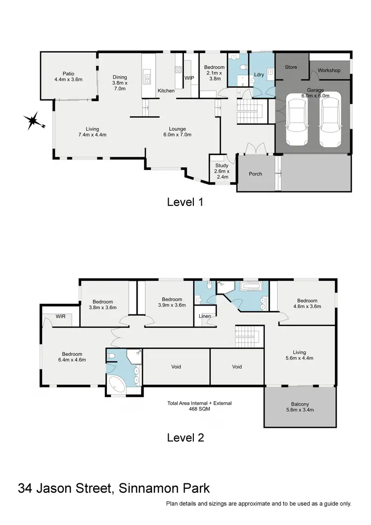 Floorplan of Homely house listing, 34 Jason Street, Sinnamon Park QLD 4073