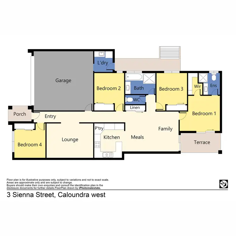 Floorplan of Homely house listing, 3 Sienna Street, Caloundra West QLD 4551