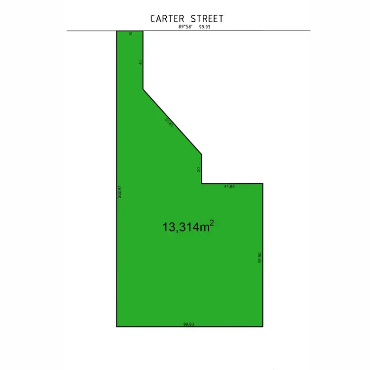 Floorplan of Homely land listing, 62 Carter Street, Stratford VIC 3862