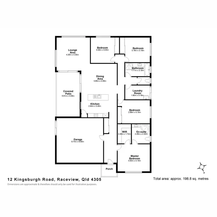 Floorplan of Homely house listing, 12 Kingsburgh Street, Raceview QLD 4305