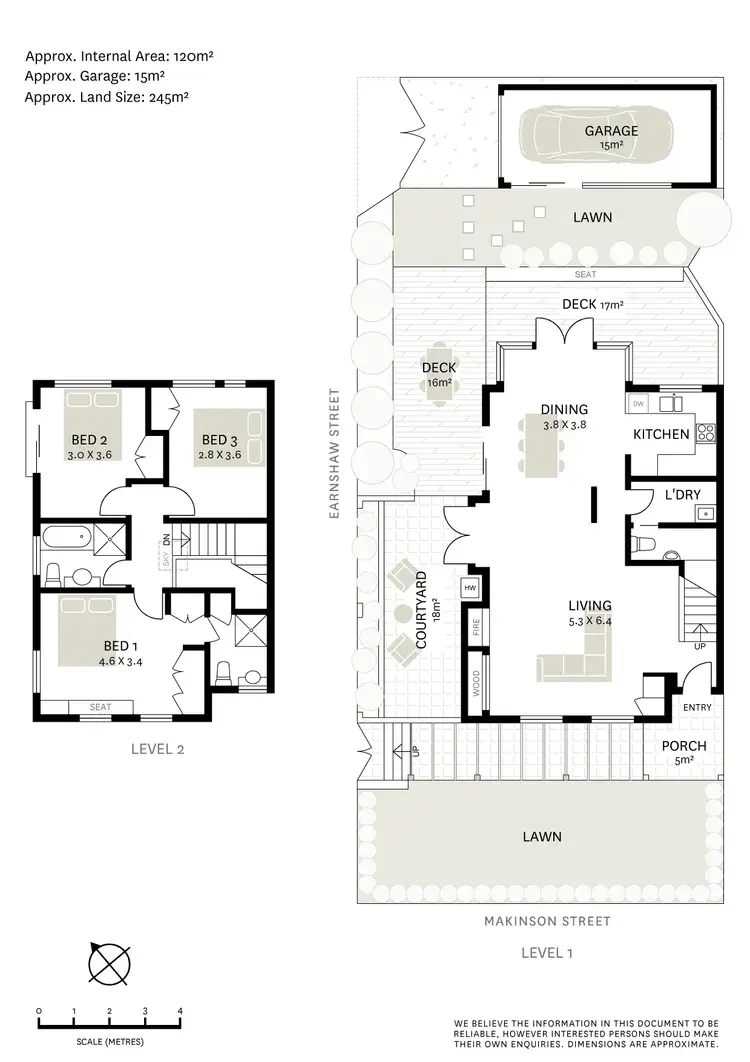 Floorplan of Homely semi-detached listing, 13A Earnshaw Street, Gladesville NSW 2111