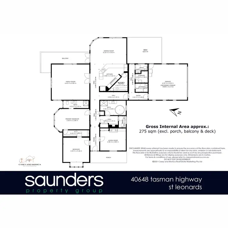 Floorplan of Homely rural property listing, 40648 Tasman Highway, St Leonards TAS 7250