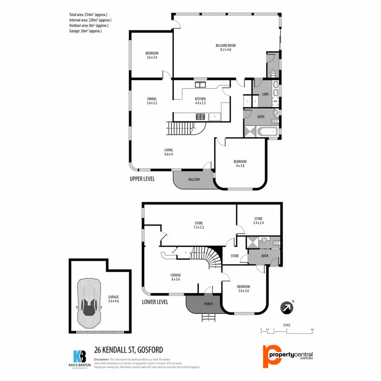 Floorplan of Homely house listing, 26 Kendall Street, Gosford NSW 2250