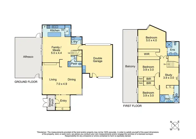 Floorplan of Homely townhouse listing, 8 Wood Street, Mornington VIC 3931