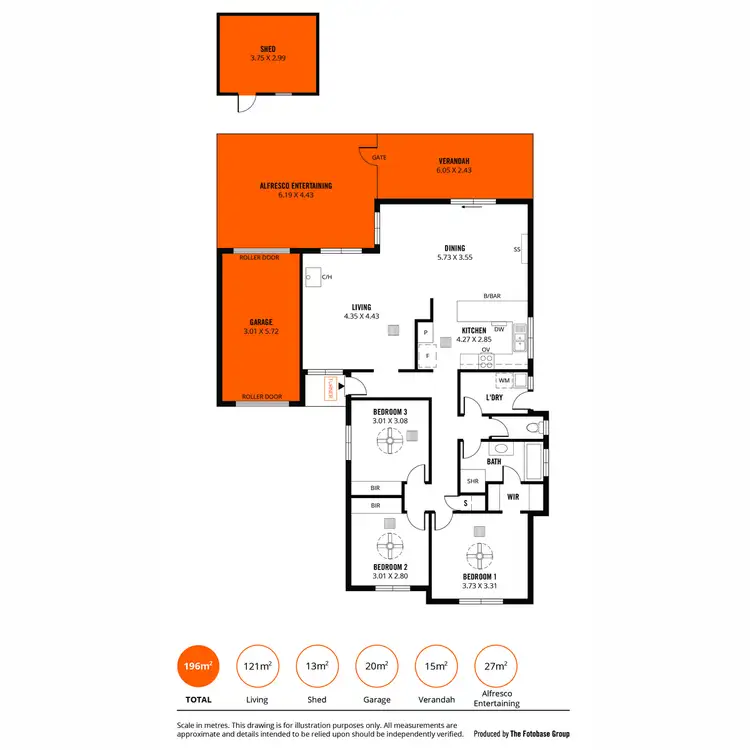 Floorplan of Homely house listing, 12 Urchin Crescent, Aldinga Beach SA 5173