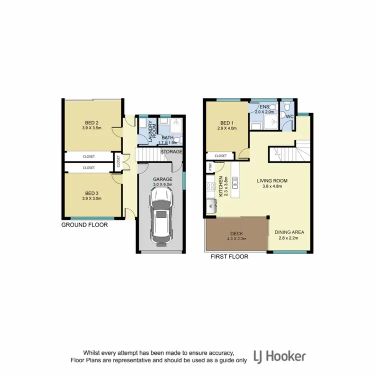 Floorplan of Homely townhouse listing, 36/669 Beams Road, Carseldine QLD 4034