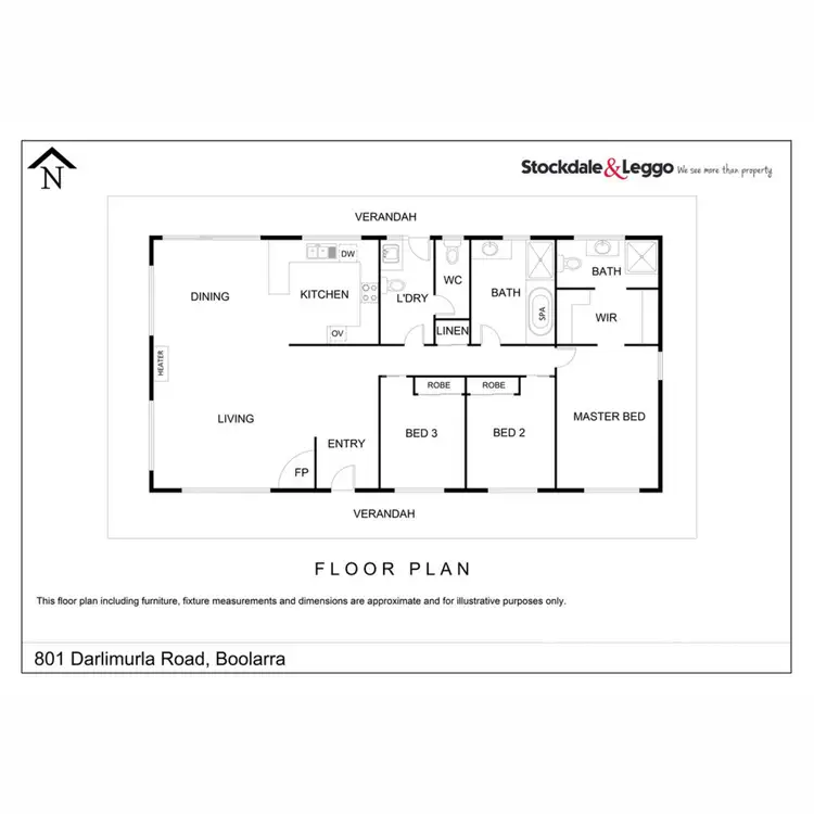 Floorplan of Homely rural property listing, 801 Darlimurla Road, Boolarra VIC 3870