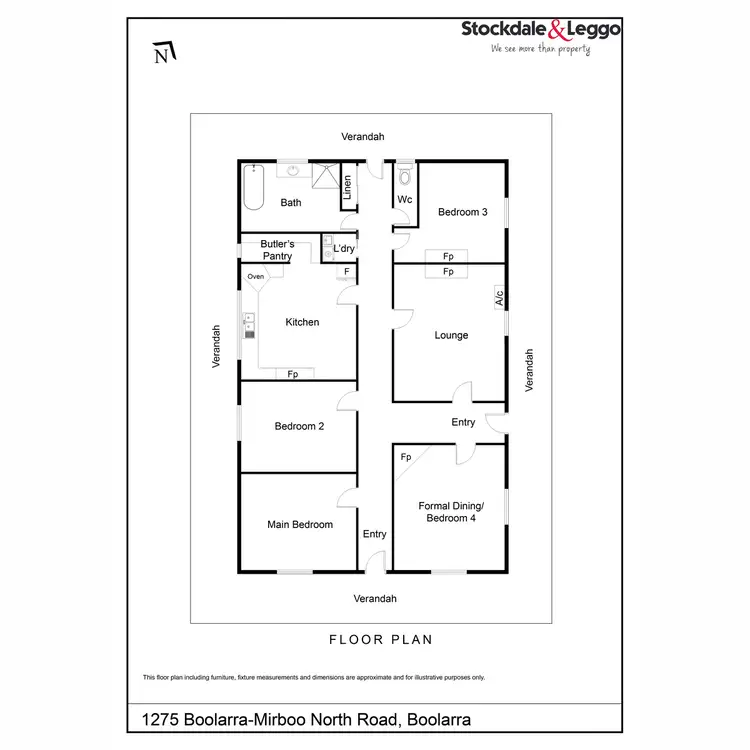 Floorplan of Homely rural property listing, 1275 Boolarra-Mirboo North Road, Boolarra VIC 3870
