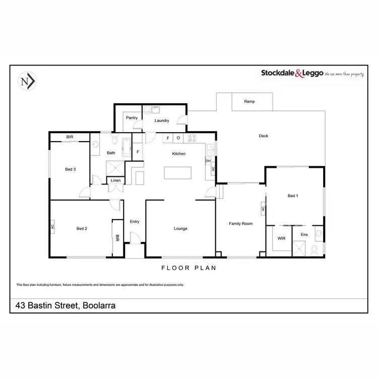 Floorplan of Homely house listing, 43 Bastin Street, Boolarra VIC 3870