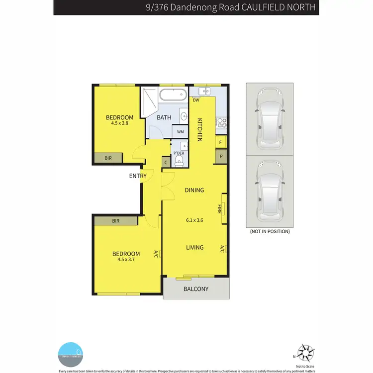 Floorplan of Homely apartment listing, 9/376 Dandenong Road, Caulfield North VIC 3161