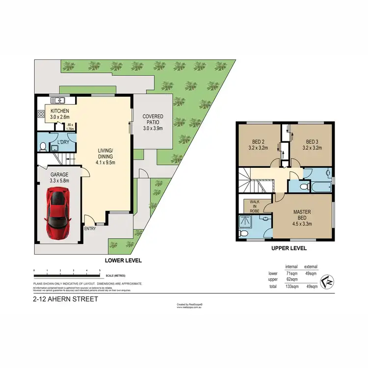 Floorplan of Homely townhouse listing, 2/12 Ahern Street, Kallangur QLD 4503