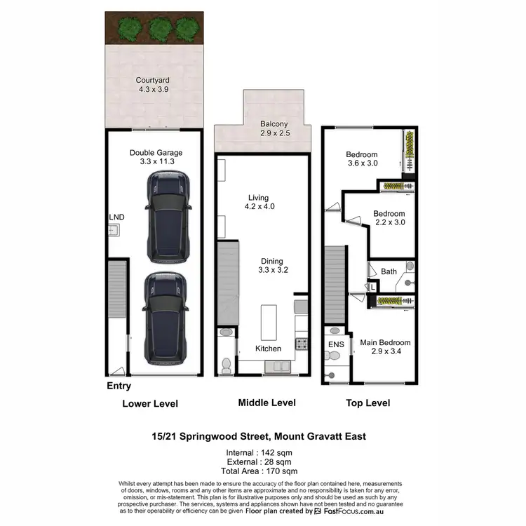 Floorplan of Homely townhouse listing, 15/21 Springwood Street, Mount Gravatt East QLD 4122