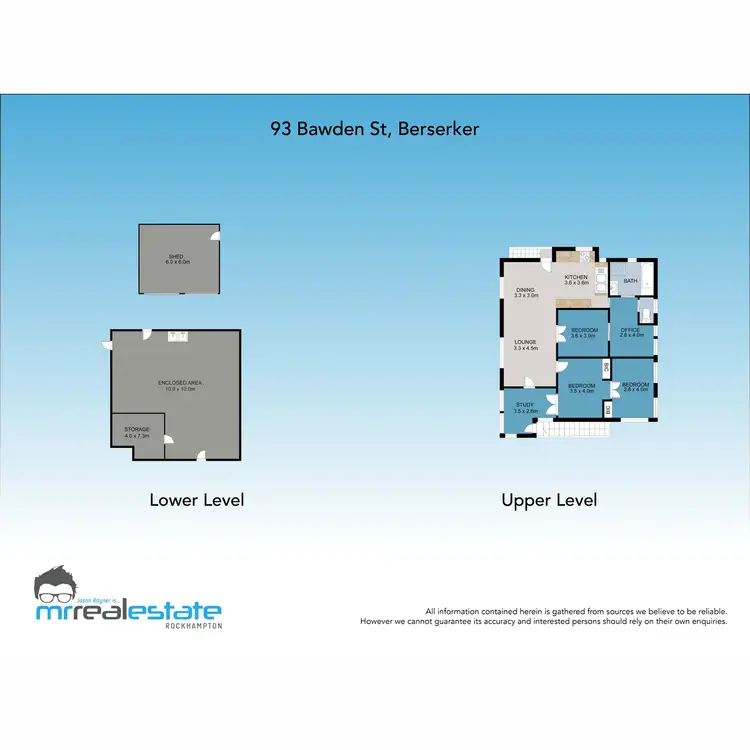 Floorplan of Homely house listing, 93 Bawden Street, Berserker QLD 4701