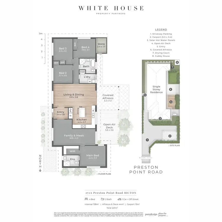 Floorplan of Homely house listing, 272A Preston Point Road, Bicton WA 6157