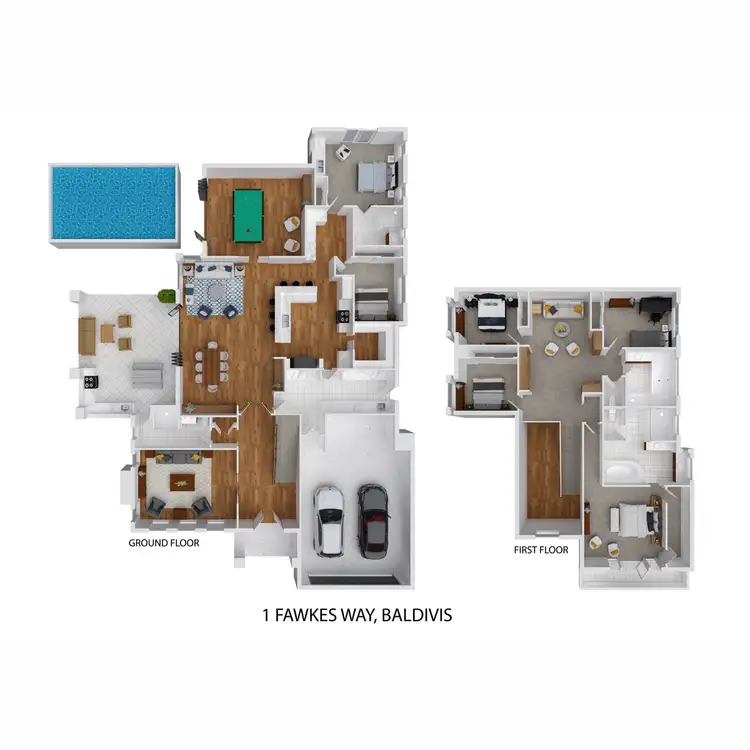 Floorplan of Homely house listing, 1 Fawkes Way, Baldivis WA 6171