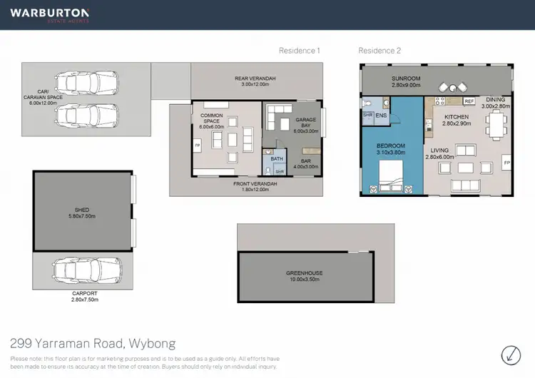 Floorplan of Homely rural property listing, 299 Yarraman Road, Wybong NSW 2333
