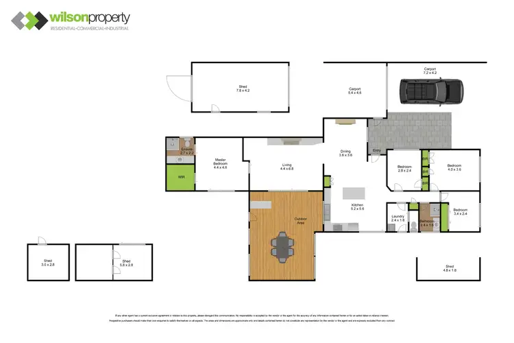 Floorplan of Homely house listing, 4 Latrobe Crescent, Traralgon VIC 3844