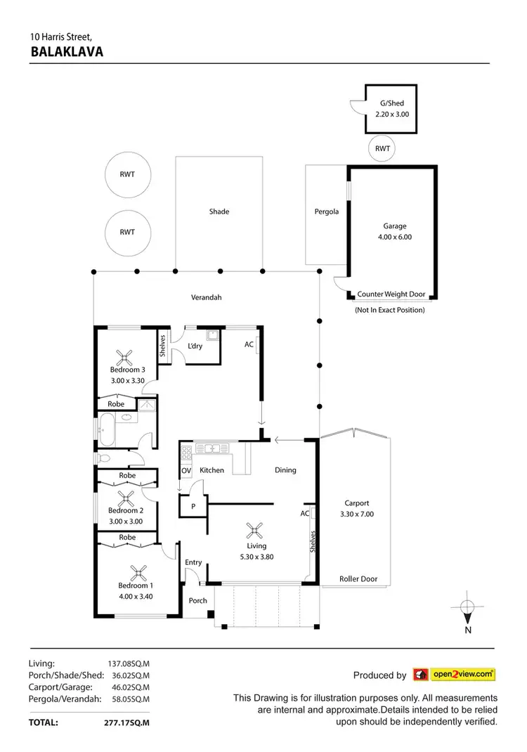 Floorplan of Homely house listing, 10 Harris Street, Balaklava SA 5461