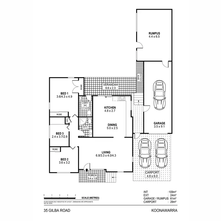 Floorplan of Homely house listing, 35 Gilba Road, Koonawarra NSW 2530