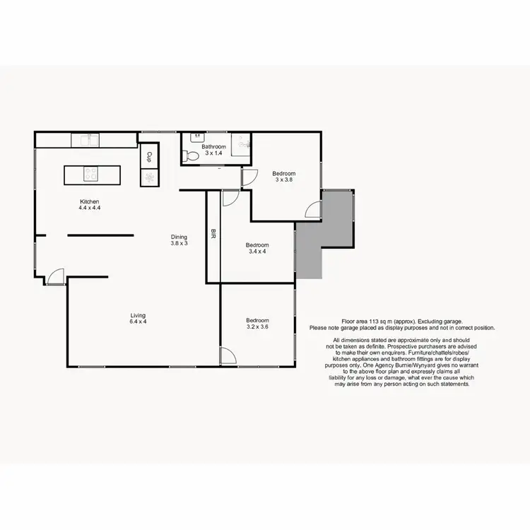 Floorplan of Homely house listing, 1/17 Monnington Street, Upper Burnie TAS 7320