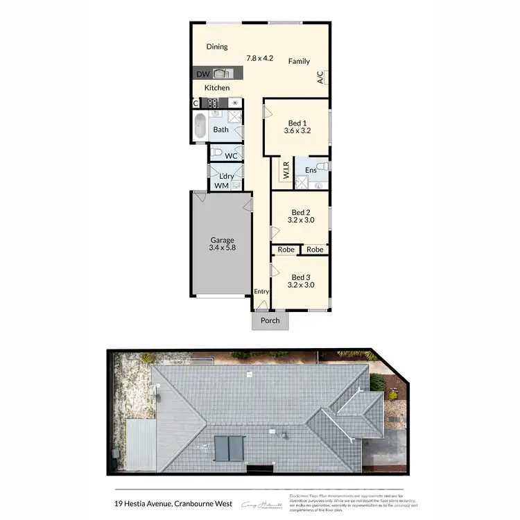 Floorplan of Homely house listing, 19 Hestia Avenue, Cranbourne West VIC 3977