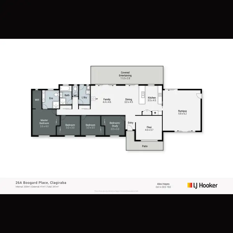 Floorplan of Homely house listing, 26A Boogard Place, Clagiraba QLD 4211