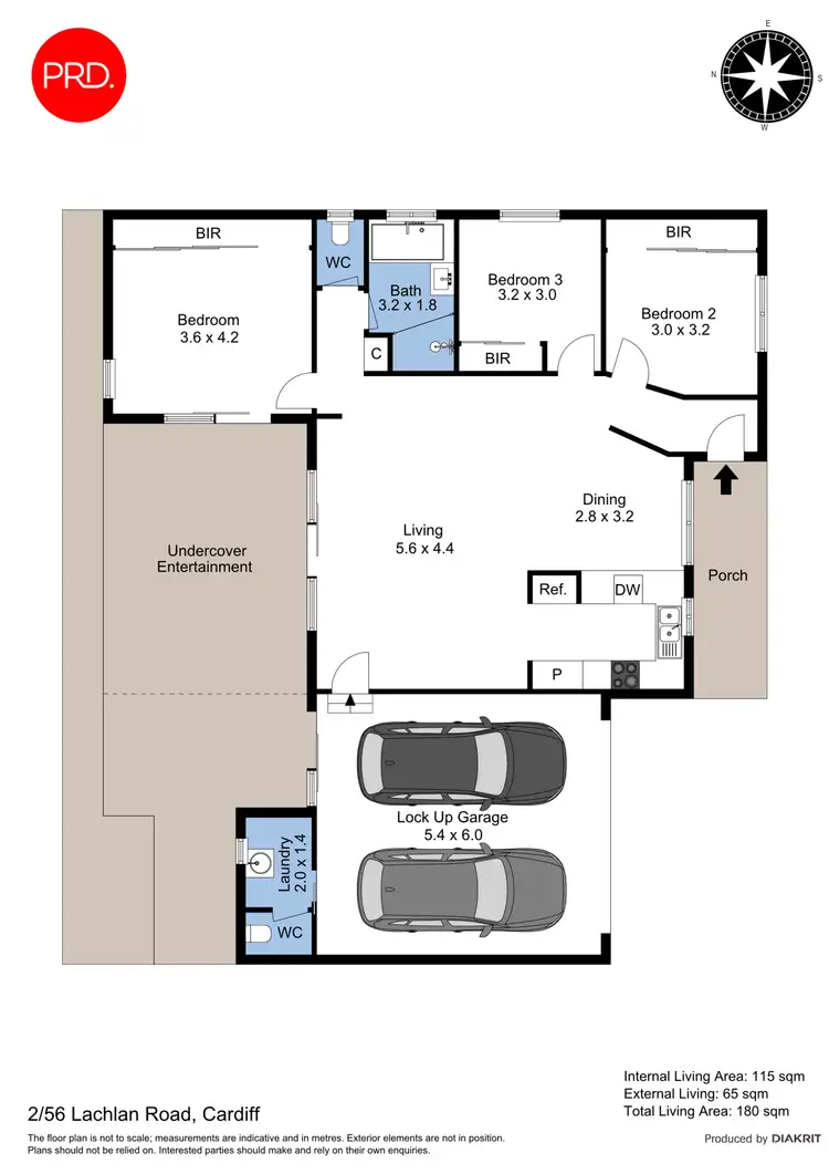 Floorplan of Homely house listing, 2/56 Lachlan Road, Cardiff NSW 2285