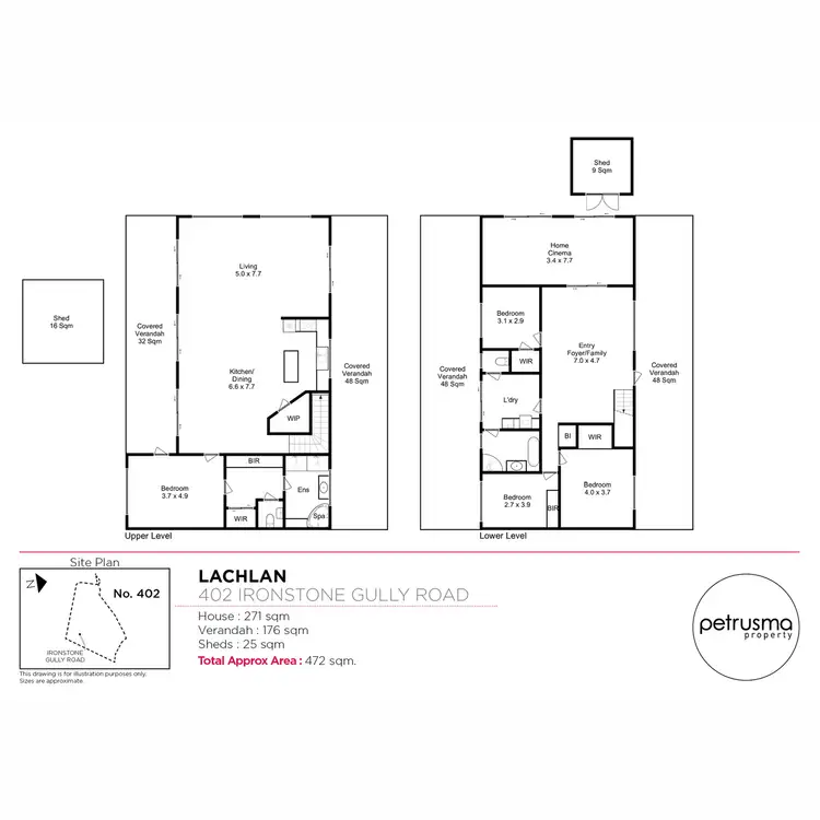 Floorplan of Homely house listing, 402 Ironstone Gully Road, Lachlan TAS 7140