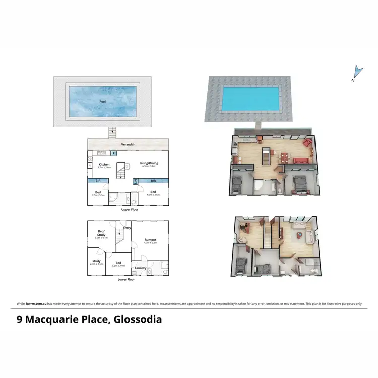 Floorplan of Homely house listing, 9 Macquarie Place, Glossodia NSW 2756
