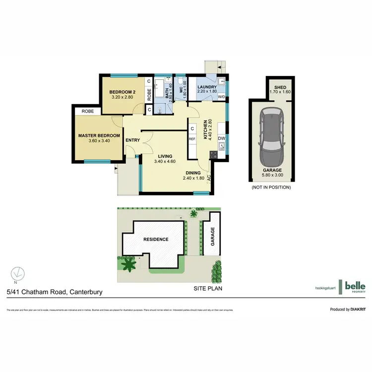 Floorplan of Homely unit listing, 5/41 Chatham Road, Canterbury VIC 3126