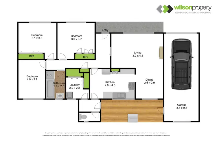 Floorplan of Homely house listing, 38 Hyde Park Road, Traralgon VIC 3844