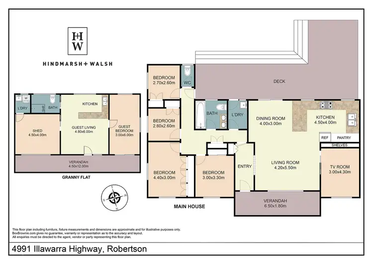 Floorplan of Homely rural property listing, 4991 Illawarra Highway, Robertson NSW 2577