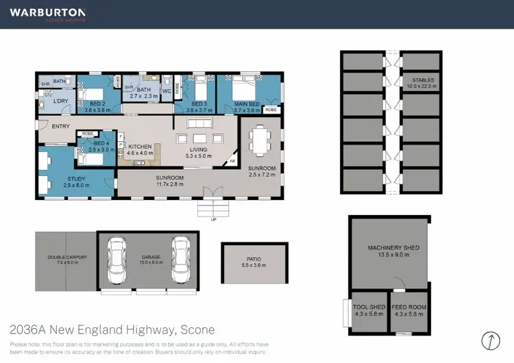 Floorplan of Homely rural property listing, 2036A New England Highway, Scone NSW 2337