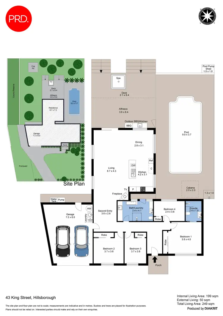 Floorplan of Homely house listing, 43 King Street, Hillsborough NSW 2290