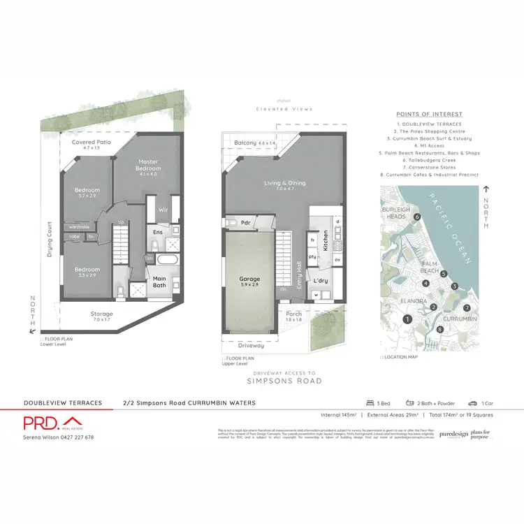 Floorplan of Homely townhouse listing, 2/2-6 Simpsons Road, Currumbin Waters QLD 4223