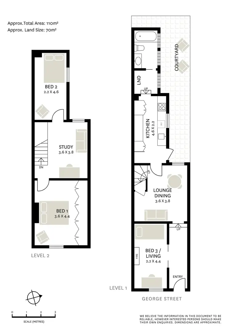 Floorplan of Homely terrace listing, 10 George Street, Redfern NSW 2016