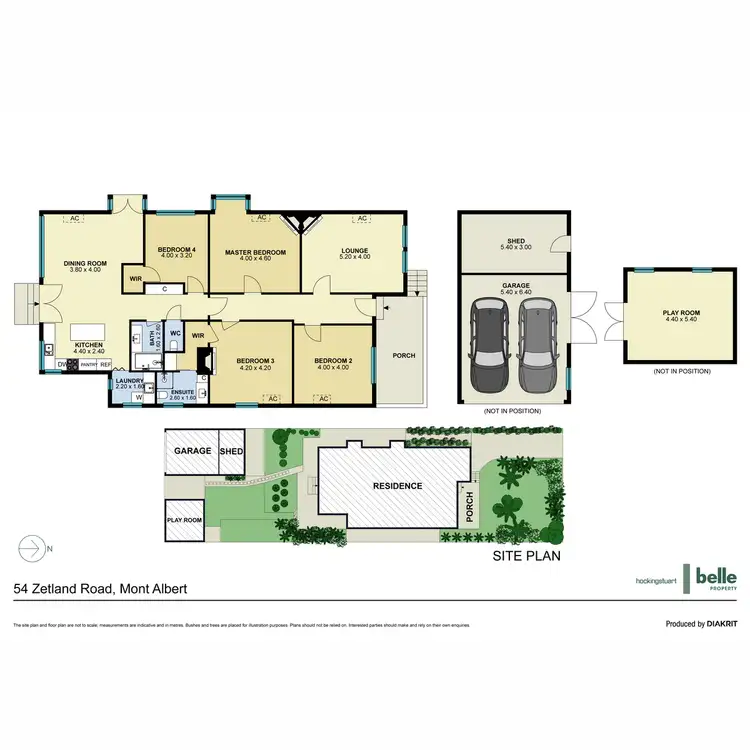 Floorplan of Homely house listing, 54 Zetland Road, Mont Albert VIC 3127