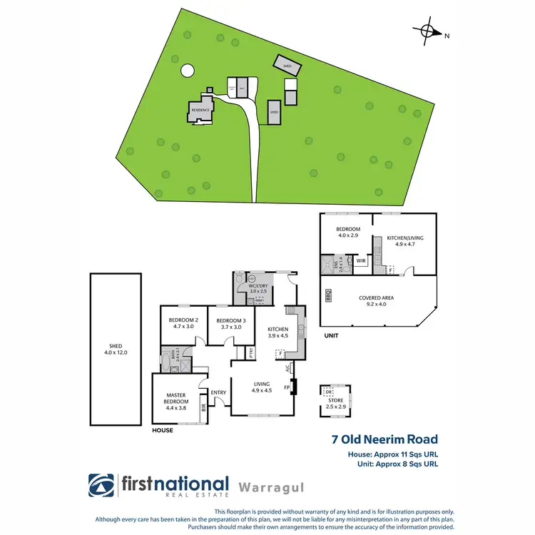 Floorplan of Homely rural property listing, 7 Old Neerim Road, Neerim VIC 3831