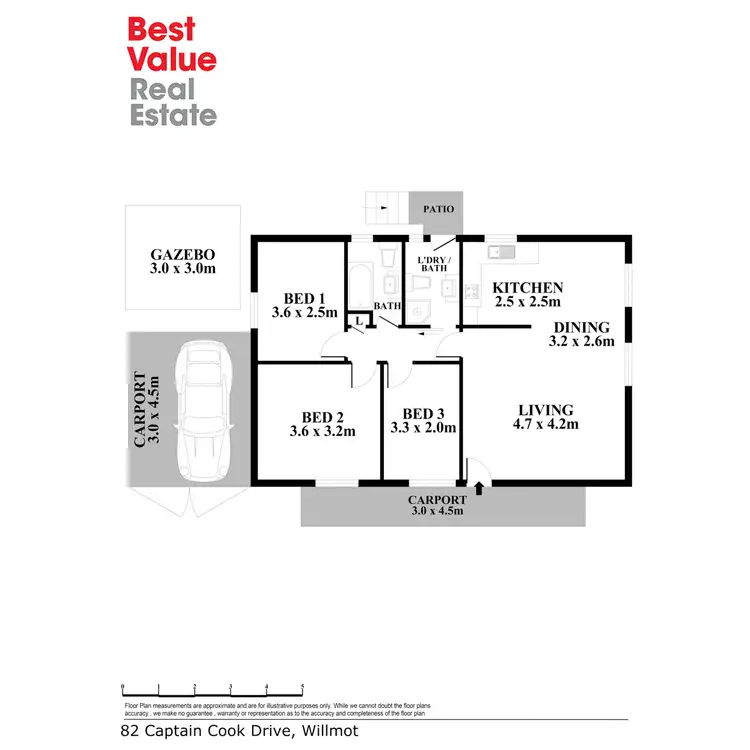 Floorplan of Homely house listing, 82 Captain Cook Drive, Willmot NSW 2770