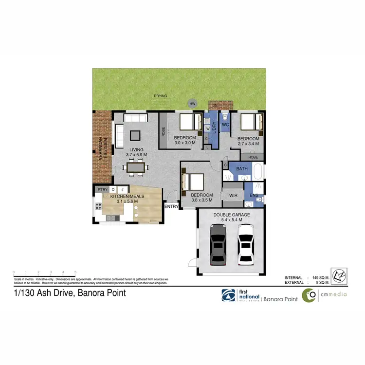 Floorplan of Homely house listing, 1/130-132 Ash Drive, Banora Point NSW 2486