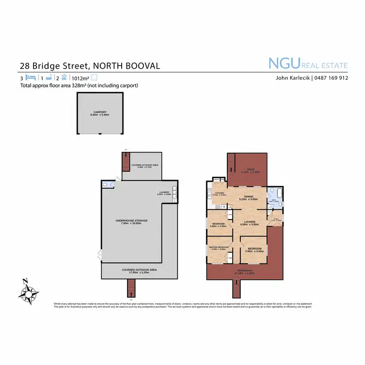 Floorplan of Homely house listing, 28 Bridge Street, North Booval QLD 4304