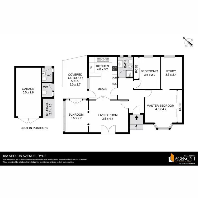 Floorplan of Homely house listing, 18A Aeolus Avenue, Ryde NSW 2112