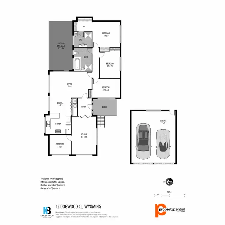Floorplan of Homely house listing, 12 Dogwood Close, Wyoming NSW 2250