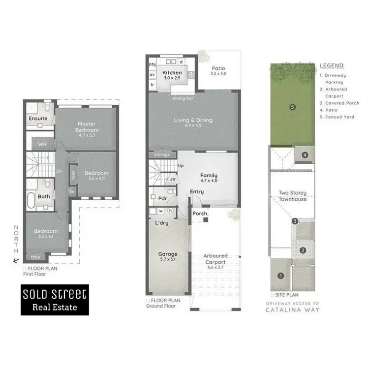 Floorplan of Homely townhouse listing, 19/2 Catalina Way, Upper Coomera QLD 4209